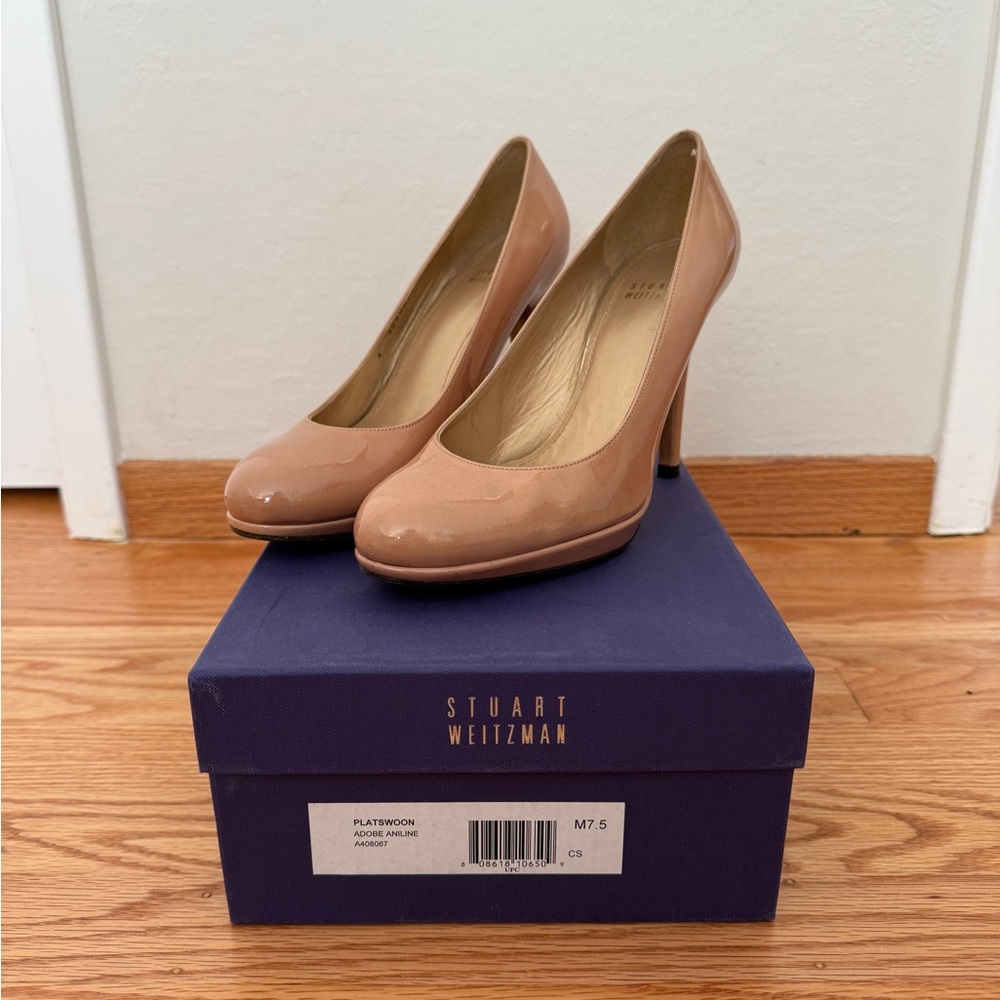 Stuart Weitzman Platswoon Heels - 7.5